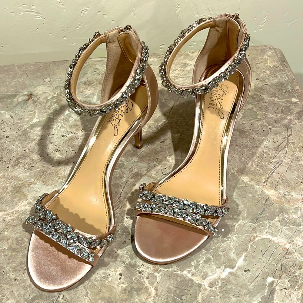 Badgley Mischka Jewel Caroline Champagne 7.5M